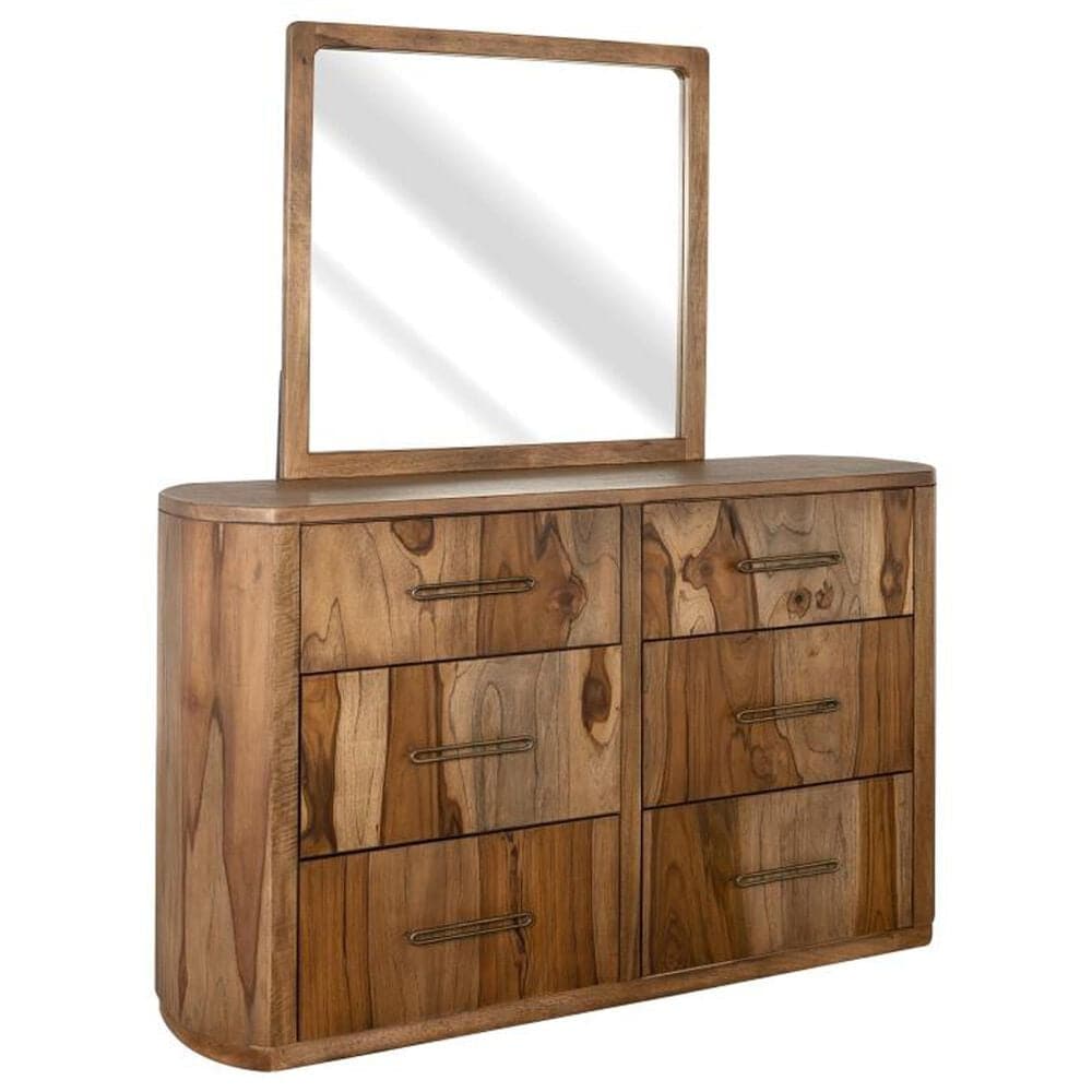 Fallridge Balam Mirror in Stained Brown, , large