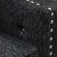 Ashley Jasmine Peaks Stationary Loveseat in Coal, , large