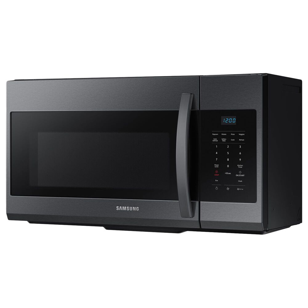 Samsung 1.7 Cu. Ft. Over-the-Range Microwave in Black Stainless Steel, , large