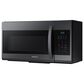 Samsung 1.7 Cu. Ft. Over-the-Range Microwave in Black Stainless Steel, , large