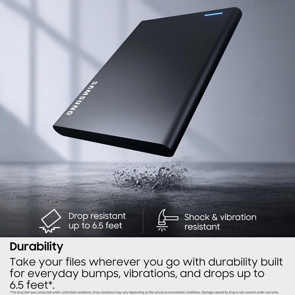 Samsung 2TB P7 Portable SSD in Black, , large