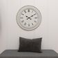 Maple and Jade 22" Wall Clock in White, , large