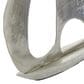 Maple and Jade Sail Boat Decorative Sculpture in Satin Silver, , large