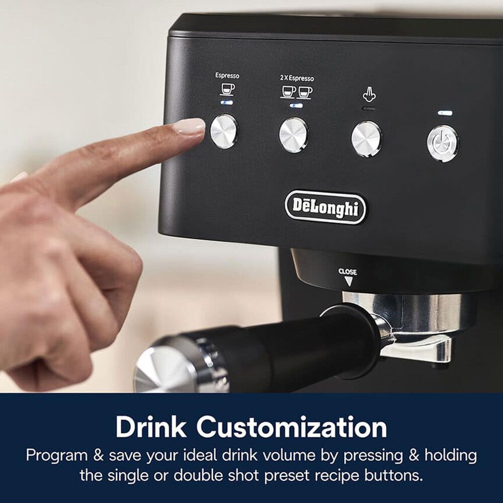 DeLonghi Classic Espresso Machine in Black, , large