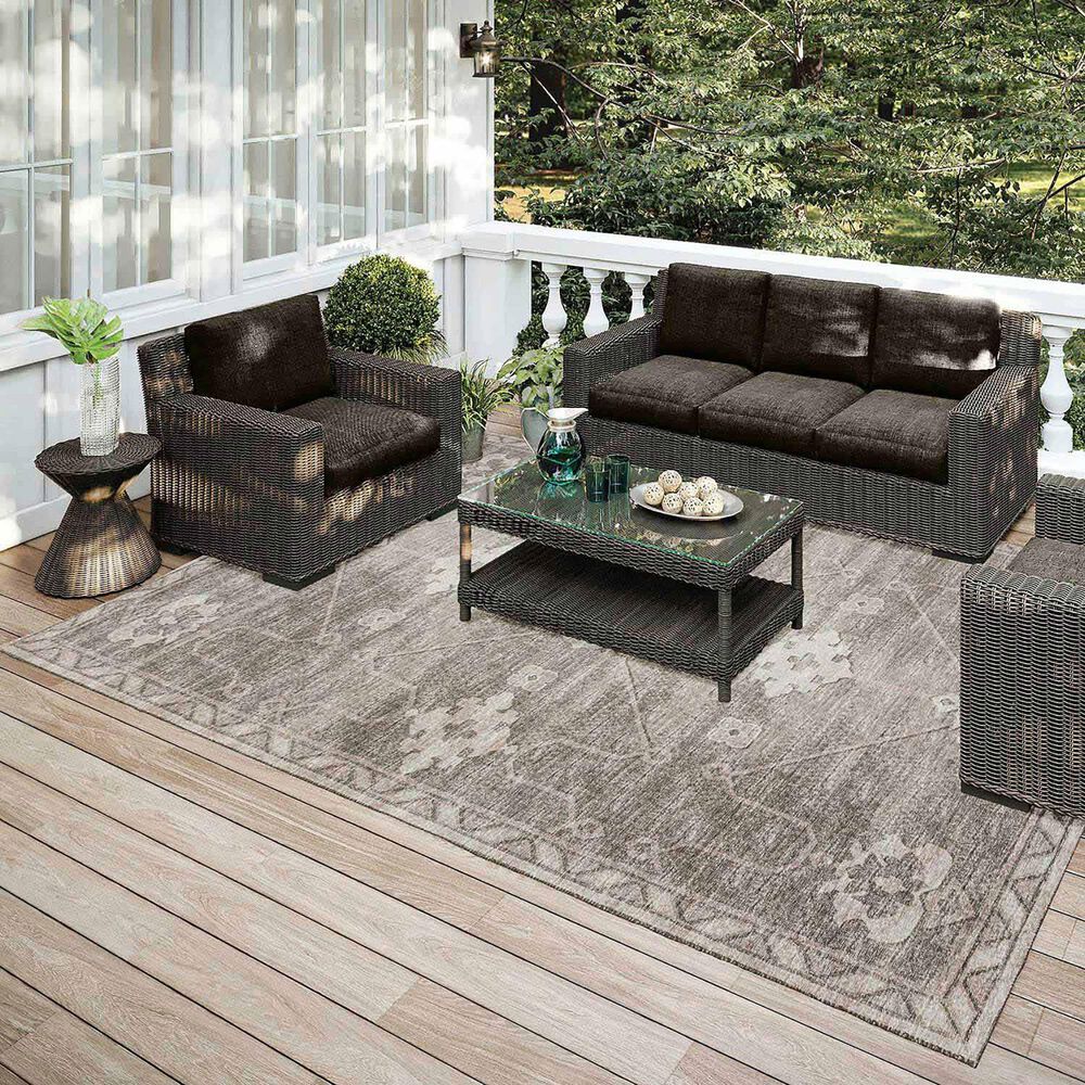 Dalyn Rug Company Sedona 3&#39; x 5&#39; Khaki Indoor/Outdoor Area Performance Rug, , large