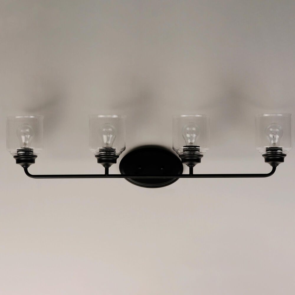Maxim Lighting Acadia 4-Light Bath Vanity in Black, , large