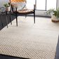 Safavieh Micro-Loop Geometric 4" x 6" Beige and Ivory Area Rug, , large