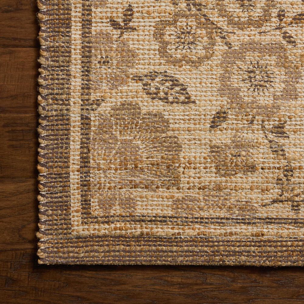 Chris Loves Julia x Loloi Rue Bark and Mocha 3'6" x 5'6" Area Rug, , large