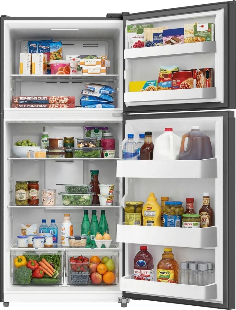 Frigidaire 19 Cu. Ft. Garage Ready Top Freezer Refrigerator in Black, , large