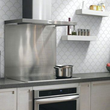 Shaw Geoscape Fan White 11.02" x 10.83" Ceramic Mosaic Sheet, , large
