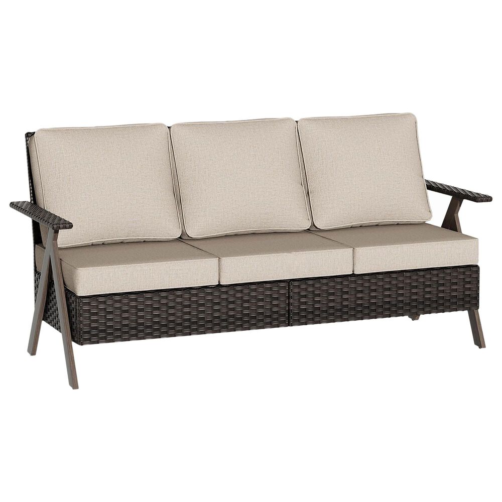 Sunwell Garden 6-Piece Patio Chat Set in Beige, , large