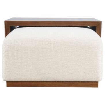 Jofran Hudson Sliding Ottoman with Caster Wheels and Table Top, , large