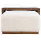 Jofran Hudson Sliding Ottoman with Caster Wheels and Table Top, , large