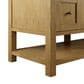 James Martin Breckenridge 84" Double Bathroom Vanity in Light Natural Oak with 3 cm Eternal Jasmine Pearl Top and Rectangular Sinks, , large