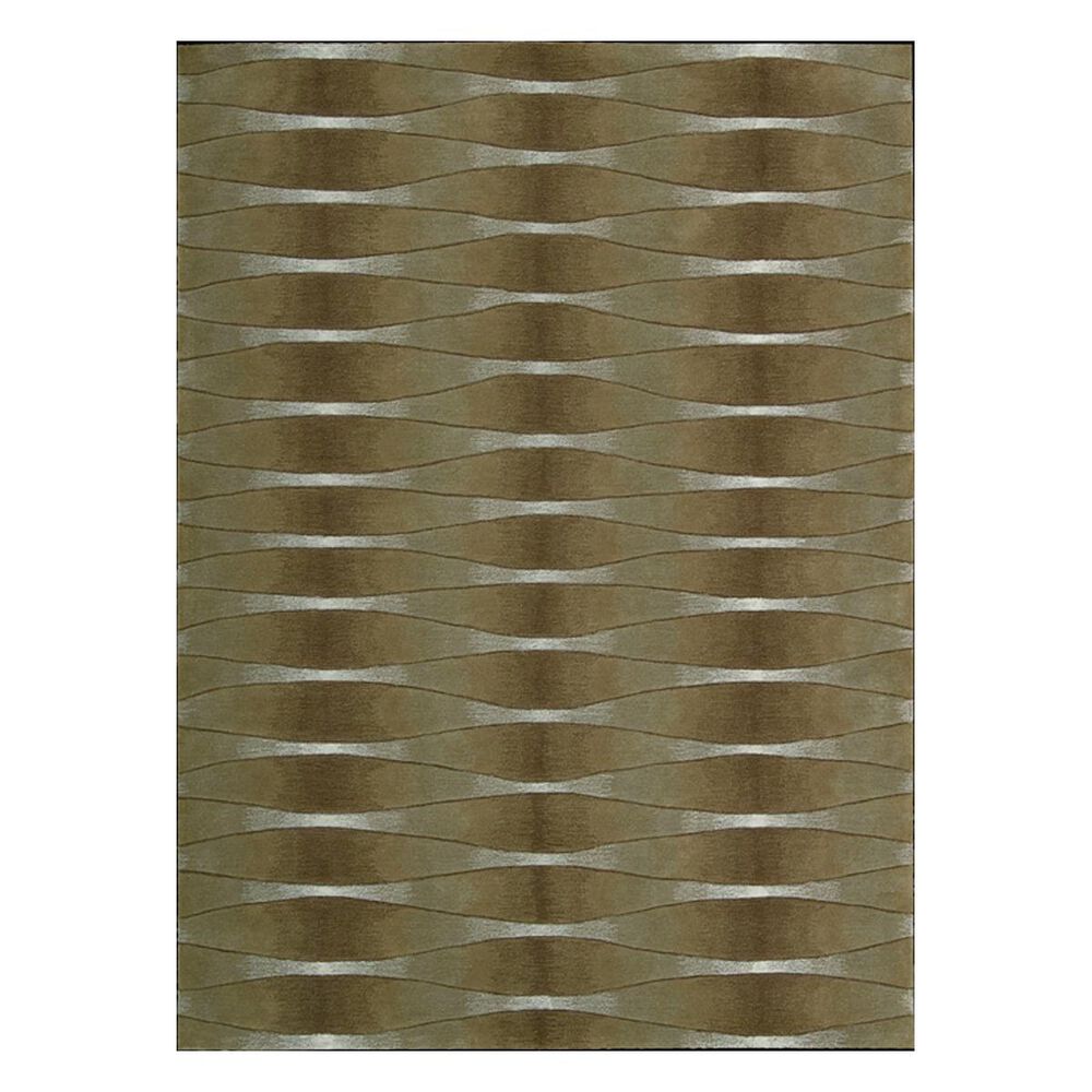 Nourison Moda MOD04-05445 7'6" x 9'6" Khaki Area Rug, , large
