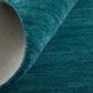 Feizy Luna 3"6" x 5"6" Teal Area Rug, , large