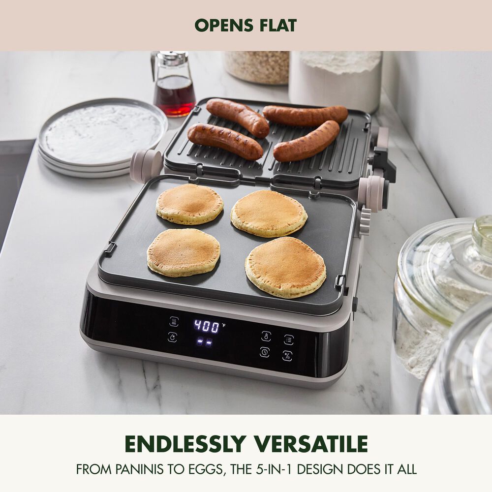 Green Pan 14.5" Advanced Contact Grill and Griddle in Clay, , large