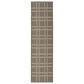 Nourison Horizon Charcoal 2" x 6" Indoor/Outdoor Runner, , large