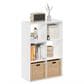 HOMLUX 6-Cube Cubic Storage Organizer Bookcase in White, , large