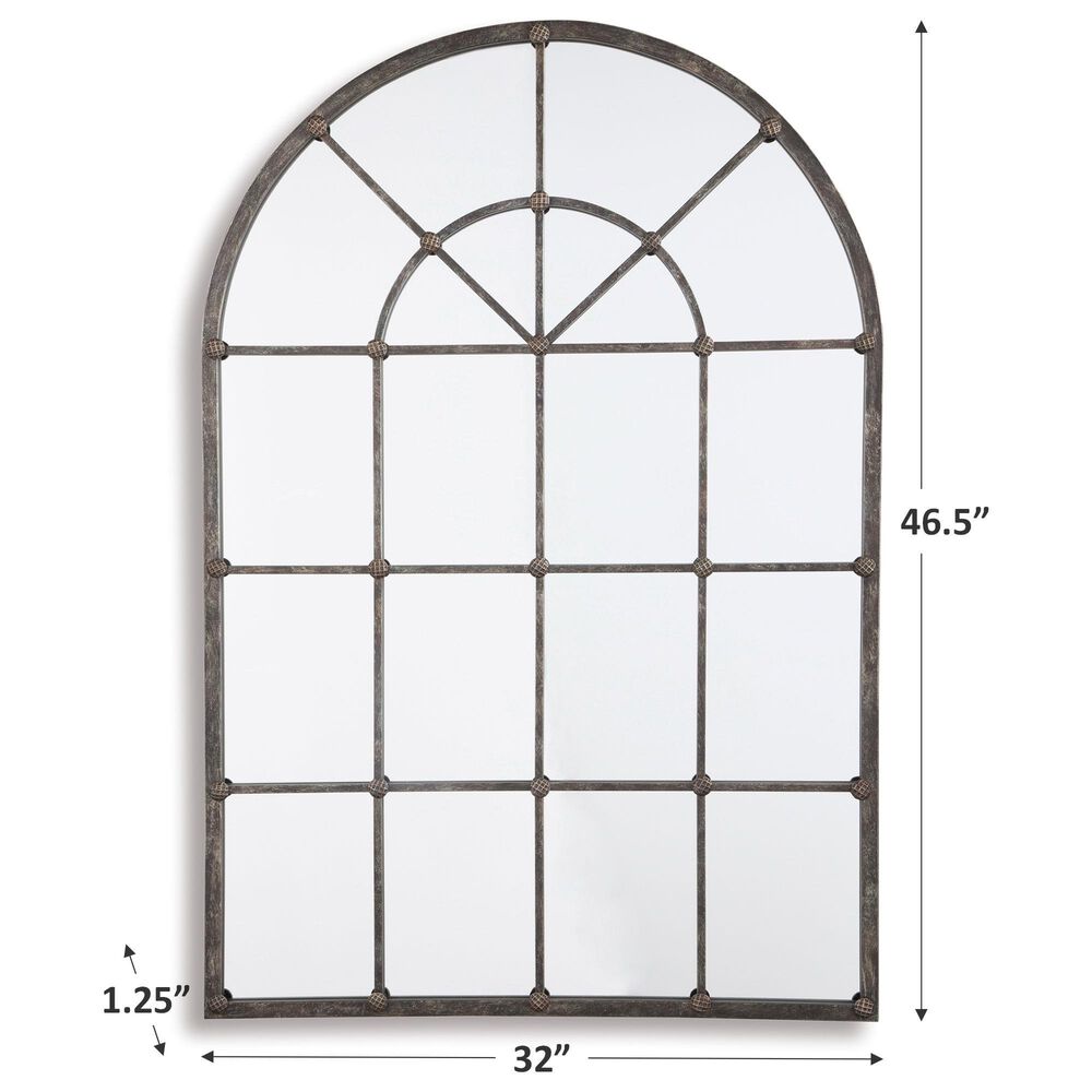 Signature Design by Ashley Oengus Accent Mirror in Dark Bronze