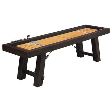 Mayberry Hill Titus Shuffleboard Table in Brown and Black, , large