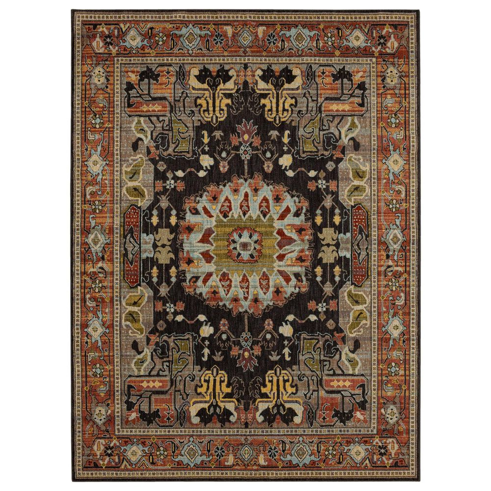 Karastan Pandora Covetous 8" x 11" Charcoal Area Rug, , large