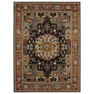Karastan Pandora Covetous 8" x 11" Charcoal Area Rug, , large
