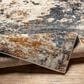 Surya Tuscany TUS-2336 Brown, Dusty Coral, Cream, Dark Blue, Blue, Gray and Light Beige 12" x 15" Area Rug, , large