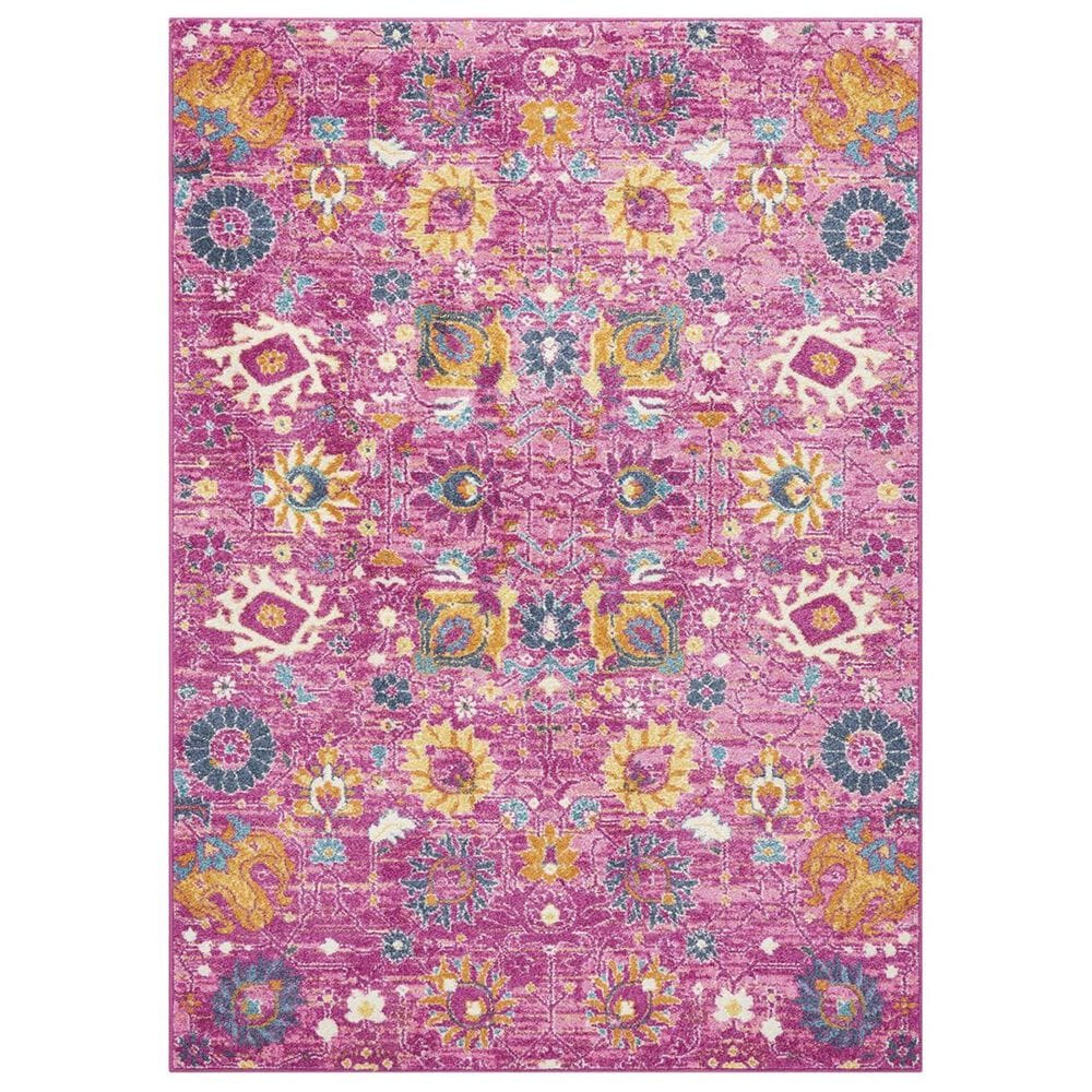 Nourison Passion PSN01 3&#39;9&quot; x 5&#39;9&quot; Fuchsia Area Rug, , large