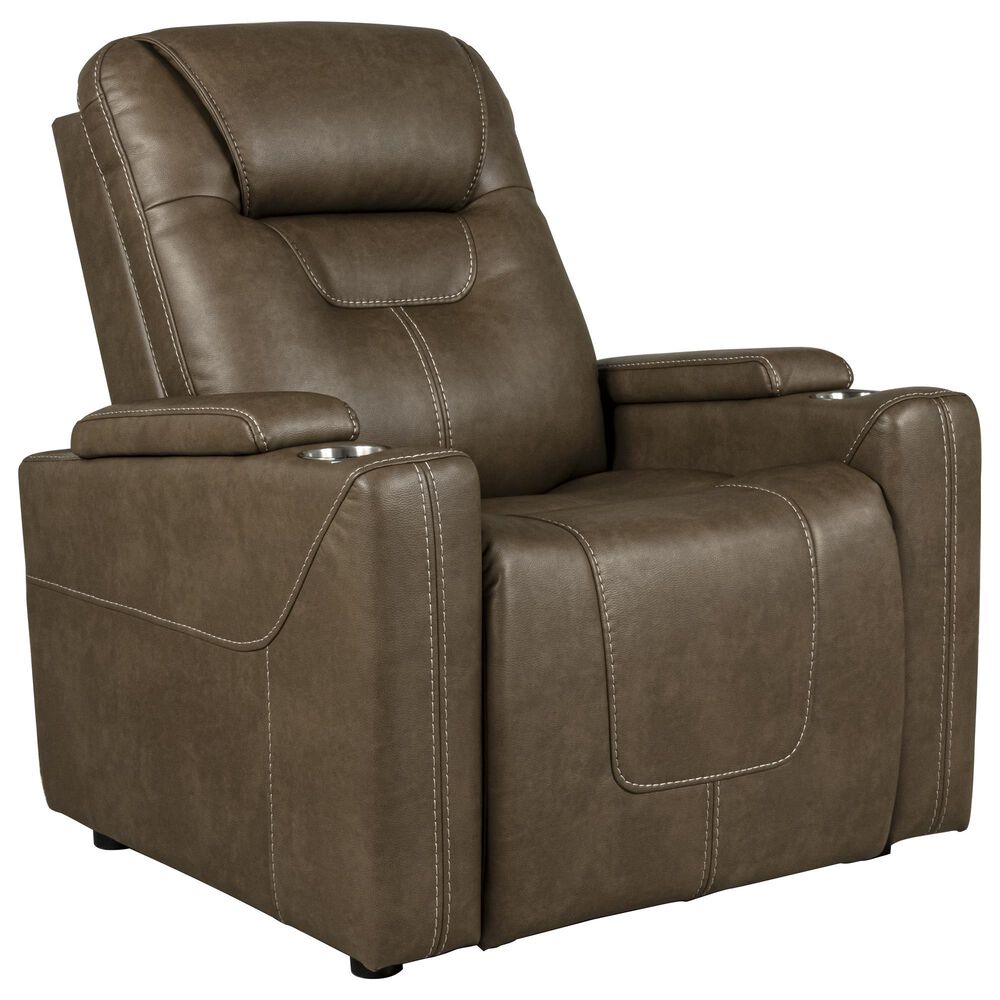 MotoMotion Media Recliner in Capriccio Cappuccino | Shop NFM 