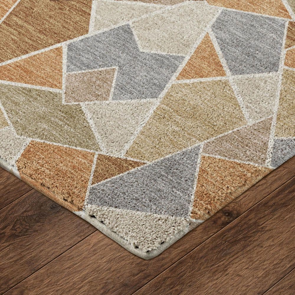 Dalyn Rug Company Kenner Geometric Copper 8' x 10' Area Rug, , large