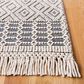 Safavieh Natura NAT852N 10" x 14" Ivory and Navy Area Rug, , large