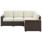 Homestyles Palm Springs 3-Piece Patio Sectional Set in Brown, , large