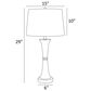 Lite Source Gavino 2-Piece Table Lamp in Brushed Nickel and Black, , large
