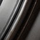 Maple and Jade 32" Round Metal Wall Mirror with Thin Frame in Matte Brown and Black, , large