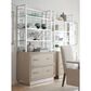 Lexington Home Brands Barrington Wheaton 2-Drawer File Chest in Misty White and Silver, , large