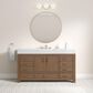 37B Alanya 60" Single Bathroom Vanity in Walnut Drift with White Composite Stone Top, , large