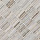 MS International Ravello Mini Stack 0.625" x 4" on 12" x 12" Marble Mosaic Sheet, , large