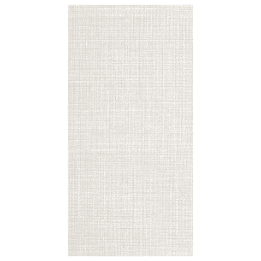 Dal-Tile Fabric Art White 12" x 24" Porcelain Tile, , large