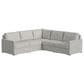 Home Styles Flex 5-Piece Stationary L-Shaped Sectional in Frost, , large