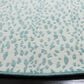 Safavieh Marbella 6" Round Turquoise and Ivory Area Rug, , large