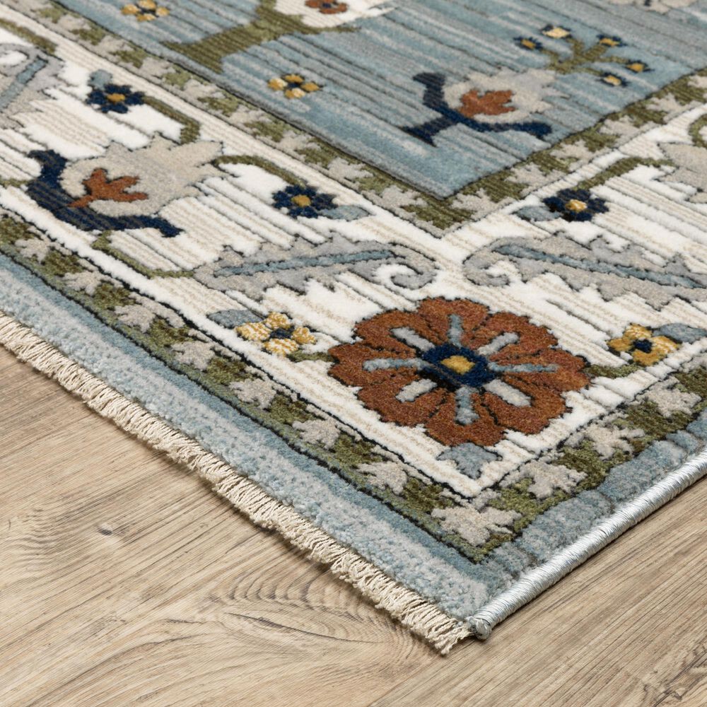 Oriental Weavers Keira KEI06 Blue and Green 6&#39;7&quot; x 9&#39;6&quot; Area Rug, , large