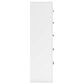 Ashley Charbitt 5-Drawer Chest in Matte White and Replicated Oak Grain, , large