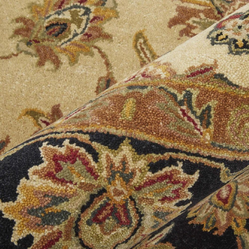 Feizy Wagner 8942F 8&#39; x 10&#39; Beige and Black Area Rug, , large
