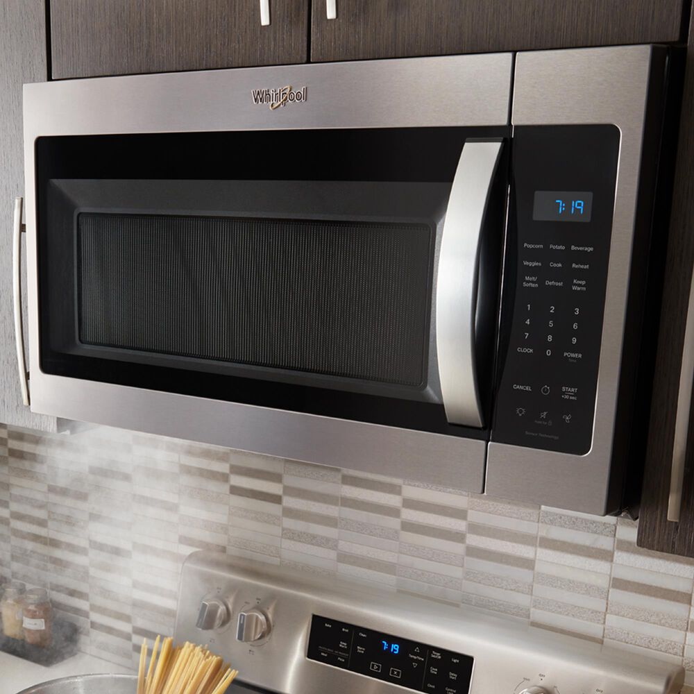 Whirlpool 1.9 Cu. Ft. Over the Range Microwave with Sensor Cooking Technology in Stainless Steel, , large