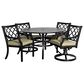 GatherCraft Lucia 5-PIece Patio Dining Set in Cozy Moss, , large