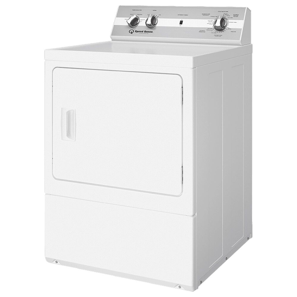 Speed Queen 3.2 Cu. Ft. Top Load Washer and 7.0 Cu. Ft. Gas Dryer Laundry Pair in White