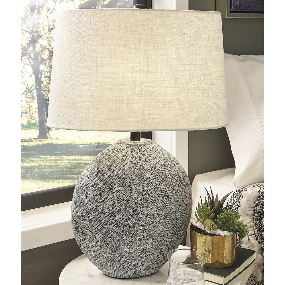 Ashley Harif Table Lamp in Gray, , large