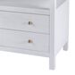 Butler Specialty Company Nora 2-Drawer Wide Nightstand with Open Shelf in Textured White, , large