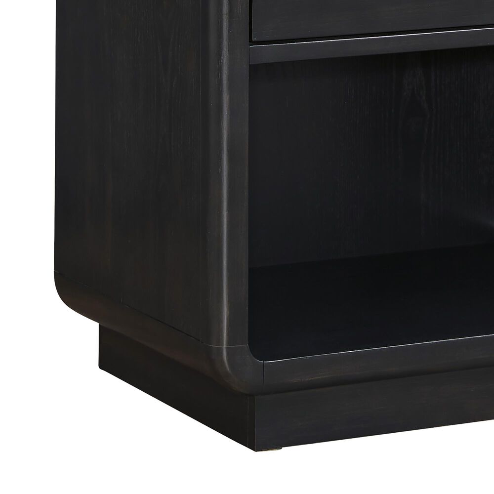 Millenium Rowanbeck King Bed and Two Nightstands in Black, , large